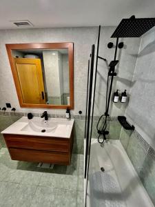 Koupelna v ubytování Elegante Apartamento TRES COLORES