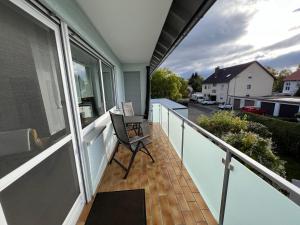 Balkón nebo terasa v ubytování Lissy`s Ferienwohnung
