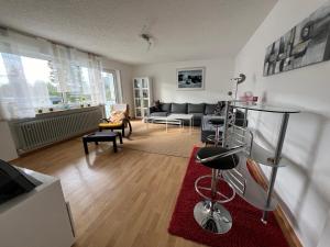 TV a/nebo společenská místnost v ubytování Lissy`s Ferienwohnung
