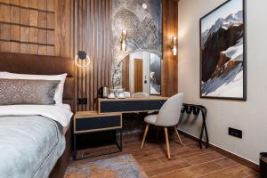 Katil atau katil-katil dalam bilik di Hotel Sedlo - Golija