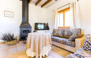 TV a/nebo společenská místnost v ubytování Son Sard Des Padrí Ref 229