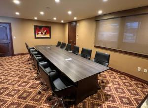 a conference room with a large table and chairs at The Lodge at Jackson Hole in Jackson