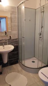 Koupelna v ubytování Mini Hotel Akord