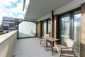 En balkon eller terrasse på Sunset Resort 102