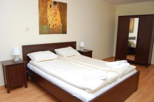 Cama ou camas em um quarto em Elit Pamporovo Apartments