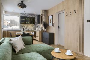 Ruang duduk di MK Premium Apartamenty