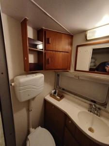 Koupelna v ubytování Vintage Trailer at Praia do Rosa