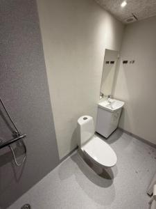 Koupelna v ubytování Folsted - Værelse 103 med eget badeværelse og fri parkering