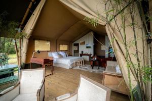 Posezení v ubytování Hôtel Diana Dea Lodge & SPA