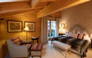 Χώρος καθιστικού στο Chalet RoyAlp Hôtel & Spa