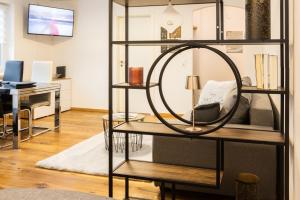TV a/nebo společenská místnost v ubytování Appartment 7