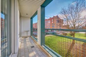 A balcony or terrace at Mirasierra Suites Pamplona