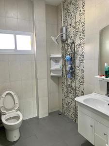 Koupelna v ubytování น่านน้ำโฮม