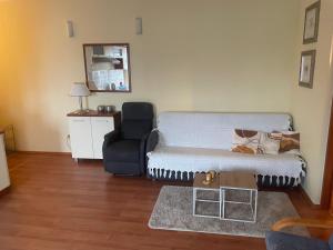 Ένα ή περισσότερα κρεβάτια σε δωμάτιο στο Apartament Słupsk