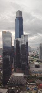Vedere generală la Kuala Lumpur sau o vedere a orașului de la acest apartament