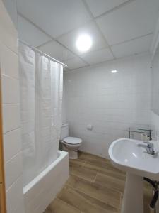 Koupelna v ubytování Apartamento Rústico