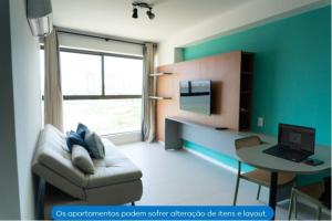 Μια τηλεόραση ή/και κέντρο ψυχαγωγίας στο Roomo Transamerica Recife Parque do Cais