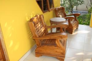 O zonă de relaxare la Ada Waktu Homestay