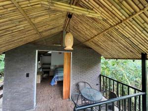 Balkón nebo terasa v ubytování Cabaña Coffee Suite