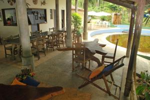 Restaurace v ubytování Paraíso das Águas Hotel Bahia