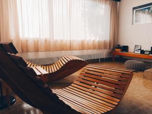 Posezení v ubytování Ferienwohnung C13