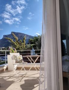 Nespecifikovaný výhled na hory nebo výhled na hory při pohledu z bed and breakfast