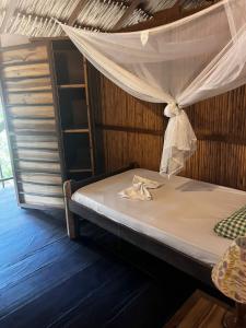 Krevet ili kreveti u jedinici u okviru objekta Hostal Zinpar