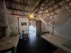 Krevet ili kreveti u jedinici u okviru objekta Hostal Zinpar
