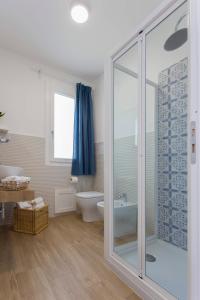 Koupelna v ubytování Zabbàra B&B