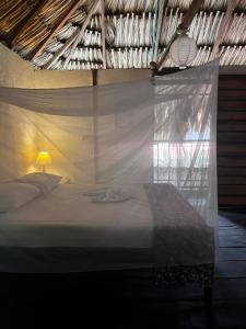 Krevet ili kreveti u jedinici u okviru objekta Hostal Zinpar