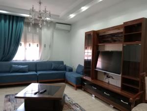 TV a/nebo společenská místnost v ubytování Appartement de lux