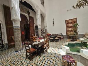 Restaurace v ubytování Riad Lalla Zoubida