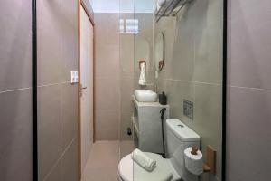 Koupelna v ubytování Nomad Palmeira Casa com charme local com piscina privativa