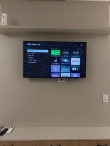 Μια τηλεόραση ή/και κέντρο ψυχαγωγίας στο Flat em Alter do Chão