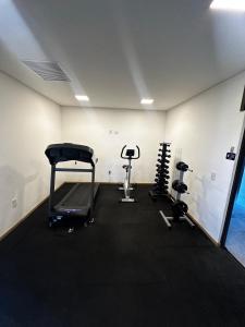 Fitness centrum a/nebo fitness zařízení v ubytování Apartamento Praia do Françes