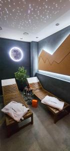 Lázně a/nebo wellness v ubytování Apartmanica Chalet 5B private wellness, garage, Donovaly