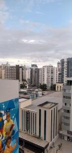 a view of a city with tall buildings at Apto com charme conforto vista e completo in Florianópolis