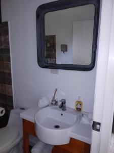 Koupelna v ubytování Hotel Luna Bella