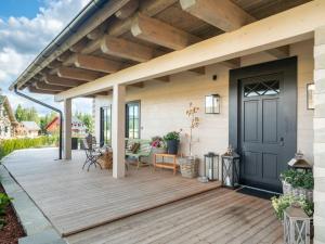 Uma varanda ou terraço em Villa in Abertamy near Klinovec Ski Resort