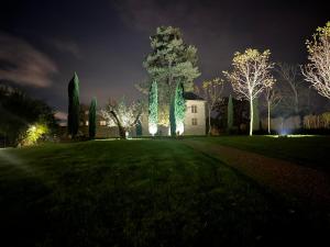 Château de Rancé外面的花园