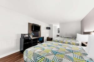 Postel nebo postele na pokoji v ubytování Motel 6 Port Lavaca, TX