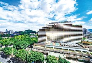 Nespecifikovaný výhled na destinaci Kanton nebo výhled na město při pohledu z hotelu