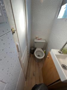Koupelna v ubytování Tiny house