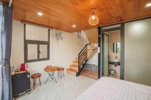 Voodi või voodid majutusasutuse Khu Nghỉ Dưỡng View Triệu Mây toas