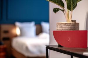 Voodi või voodid majutusasutuse Hotel T toas