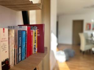 Knihovna v apartmánu