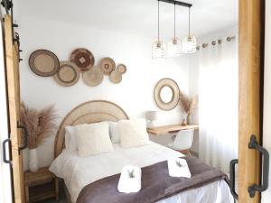 Voodi või voodid majutusasutuse Bohemian Escape Midrand toas