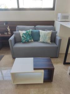 Posezení v ubytování Nuevo Estudio con terraza totalmente equipado Tulum Aldea Zama