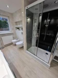 Kúpeľňa v ubytovaní APARTAMENT WŁODEK