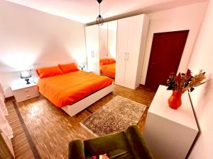 Postel nebo postele na pokoji v ubytování Villa Serena B&B Seren del Grappa